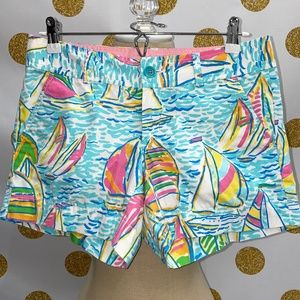 Holy Grail Lilly Pulitzer Callahan Short, You Gotta Regatta, Size 2, MINT